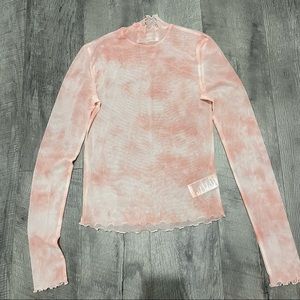 Sheer Urban outfitters long sleeve top